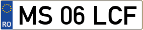 Truck License Plate